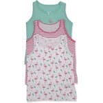 Παιδικά Φανελάκια για Κορίτσι Πολύχρωμα 3τμχ Minoti 10G NICKS 15