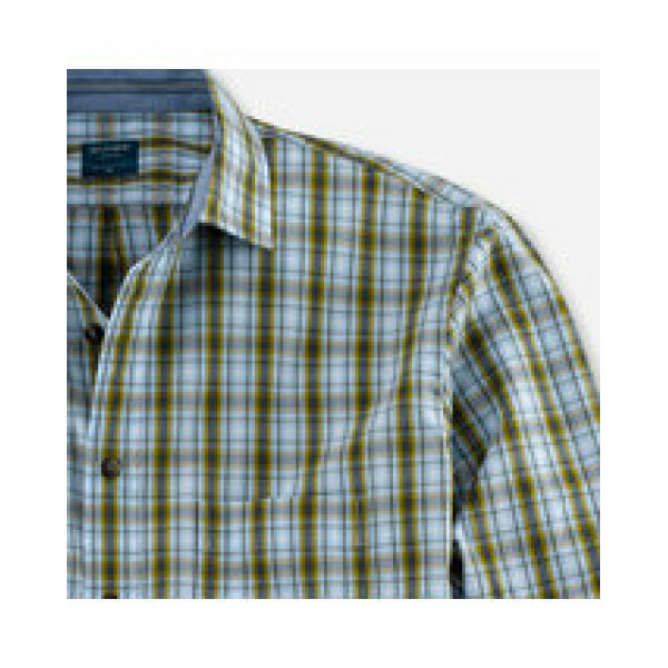 Ανδρικό Πουκάμισο OLYMP CASUAL 40801447 Καρό Γαλάζιο - Image 2