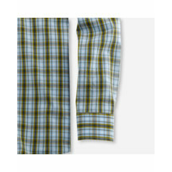 Ανδρικό Πουκάμισο OLYMP CASUAL 40801447 Καρό Γαλάζιο - Image 3