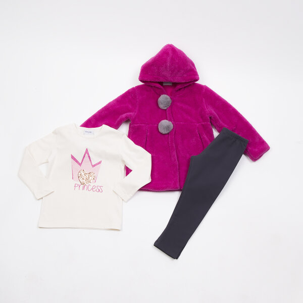 ΣΕΤ ΜΕ ΚΟΛΑΝ ΤΡΙΑ ΚΟΜΜΑΤΙΑ ΚΟΡΙΤΣΙ ΦΟΥΞ TRAX 427360706 - Image 1