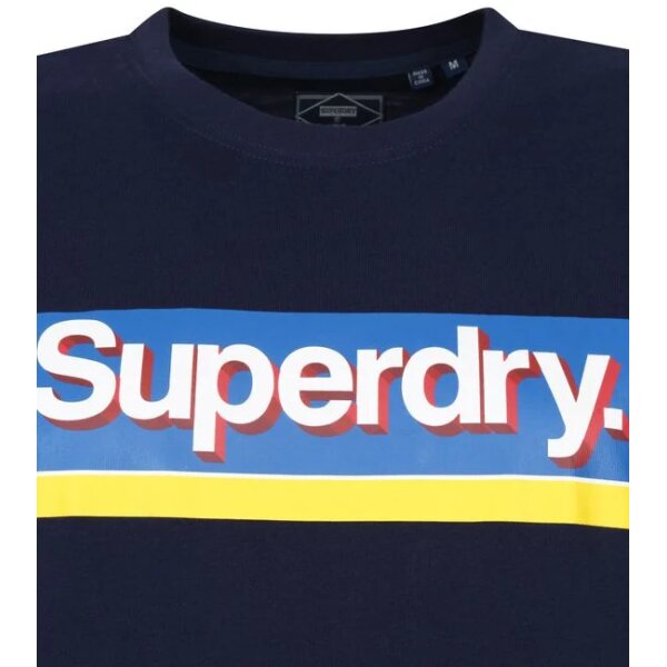 73870-2 Ανδρική Μπλούζα SUPERDRY M1011327A Μπλέ - Image 2