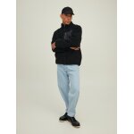 Ανδρική Ζακέτα FLEECE JACK & JONES 12215136 Μαύρο - Image 4