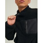 Ανδρική Ζακέτα FLEECE JACK & JONES 12215136 Μαύρο - Image 6