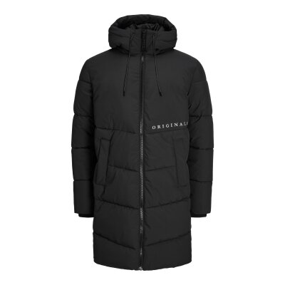 Ανδρικό Μπουφάν PUFFER PARKA JACK & JONES 12215283 Μαύρο