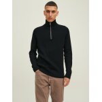 Ανδρικό Πλεκτό με Φερμουάρ JACK & JONES 12216768 Μαύρο - Image 2