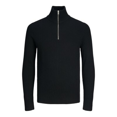 Ανδρικό Πλεκτό με Φερμουάρ JACK & JONES 12216768 Μαύρο