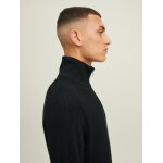 Ανδρικό Πλεκτό με Φερμουάρ JACK & JONES 12216768 Μαύρο - Image 6