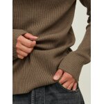Ανδρικό Πλεκτό με Φερμουάρ JACK & JONES 12216768 Καφέ - Image 5