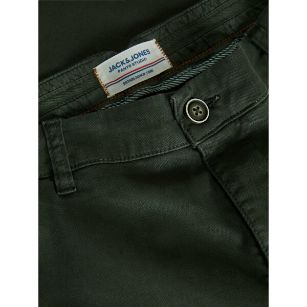 JACK&JONES_All-Year_4067596_12184901 (2) Ανδρικό Παντελόνι Βαμβακερό JACK & JONES 12184901 Πράσινο - Image 3