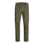 Ανδρικό Παντελόνι CARGO JACK & JONES 12216664 Χακί