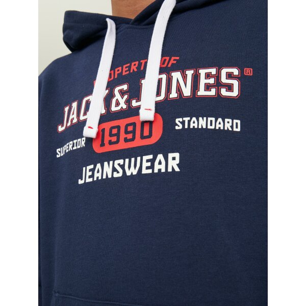Ανδρική φούτερ Κουκούλα JACK & JONES 12211551 Μπλέ - Image 5