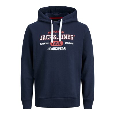 Ανδρική φούτερ Κουκούλα JACK & JONES 12211551 Μπλέ