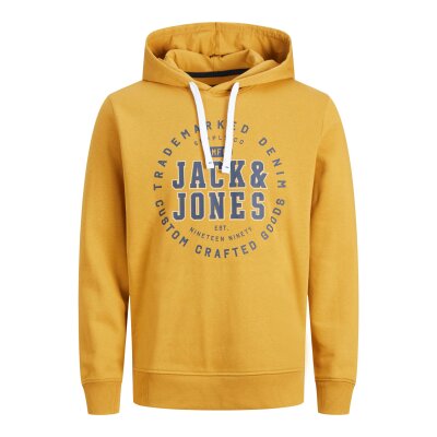 Ανδρική φούτερ Κουκούλα JACK & JONES 12211551 Κίτρινο