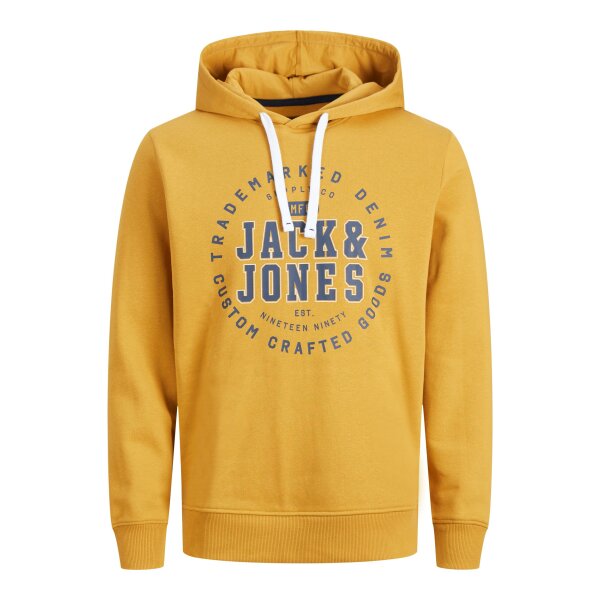 JACK&JONES_AutumnWinter_3909462_12211551 Ανδρική φούτερ Κουκούλα JACK & JONES 12211551 Κίτρινο - Image 1