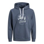 Ανδρική φούτερ Κουκούλα JACK & JONES 12211551 Μπλέ Ανοιχτό