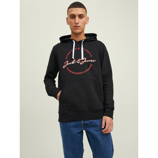 Ανδρική φούτερ Κουκούλα JACK & JONES 12211551 Μαύρο - Image 3