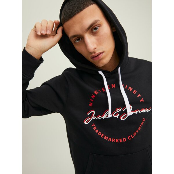 Ανδρική φούτερ Κουκούλα JACK & JONES 12211551 Μαύρο - Image 8