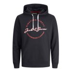 Ανδρική φούτερ Κουκούλα JACK & JONES 12211551 Μαύρο