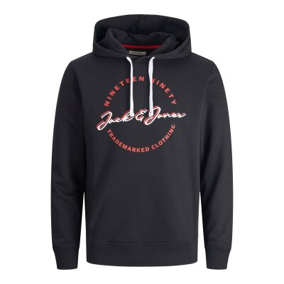 Ανδρική φούτερ Κουκούλα JACK & JONES 12211551 Μαύρο