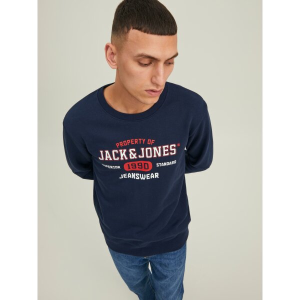 Ανδρική φούτερ JACK & JONES 12211549 Μπλέ - Image 3