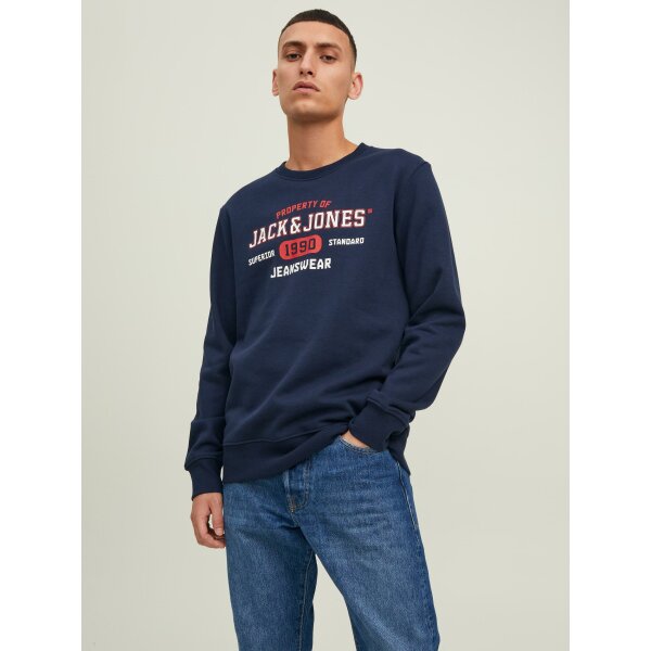 Ανδρική φούτερ JACK & JONES 12211549 Μπλέ - Image 4