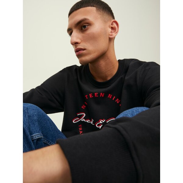 Ανδρική φούτερ JACK & JONES 12211549 Μαύρο - Image 5