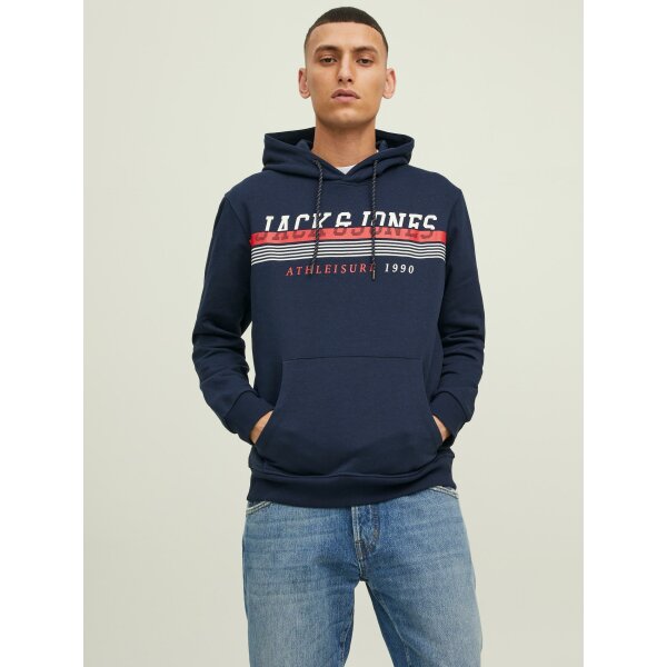 Ανδρική φούτερ Κουκούλα JACK & JONES 12211541 Μπλέ - Image 2