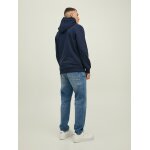 Ανδρική φούτερ Κουκούλα JACK & JONES 12211541 Μπλέ - Image 5