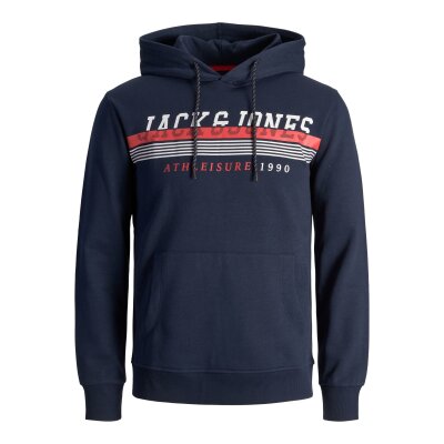 Ανδρική φούτερ Κουκούλα JACK & JONES 12211541 Μπλέ