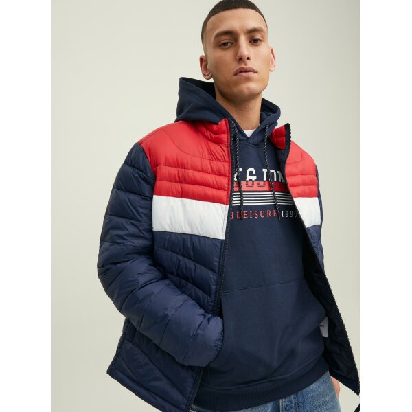 Ανδρική φούτερ Κουκούλα JACK & JONES 12211541 Μπλέ - Image 6