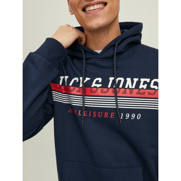Ανδρική φούτερ Κουκούλα JACK & JONES 12211541 Μπλέ - Image 7