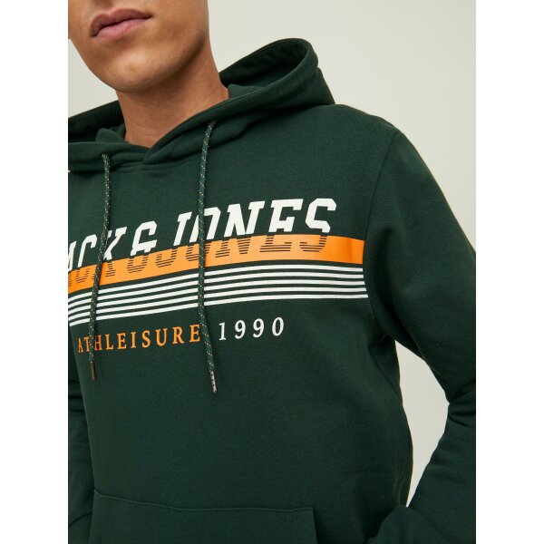 Ανδρική φούτερ Κουκούλα JACK & JONES 12211541 Πράσινο - Image 2