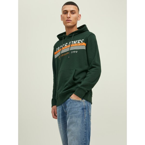 Ανδρική φούτερ Κουκούλα JACK & JONES 12211541 Πράσινο - Image 5