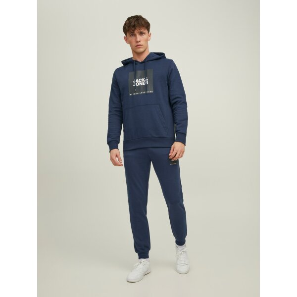 JACK&JONES_AutumnWinter_3959670_12213245 (3) Ανδρική  Φούτερ Κουκούλα  JACK & JONES 12213245 Μπλέ - Image 4