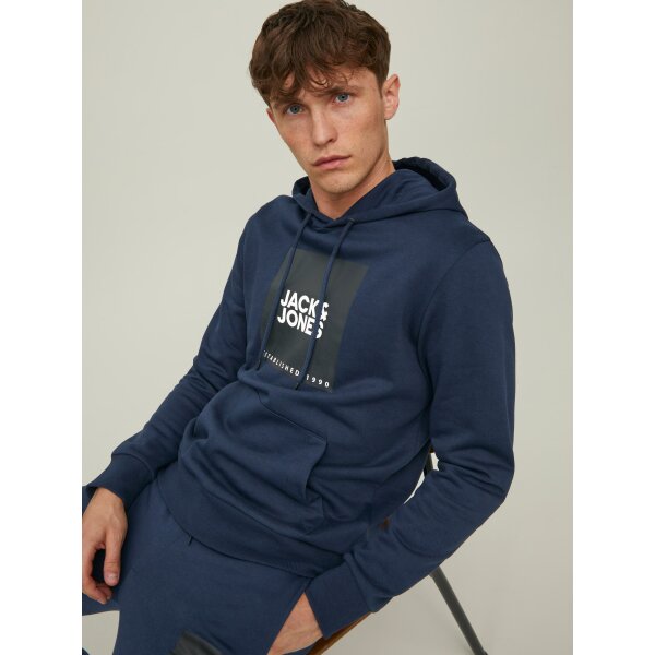 JACK&JONES_AutumnWinter_3959670_12213245 (4) Ανδρική  Φούτερ Κουκούλα  JACK & JONES 12213245 Μπλέ - Image 5