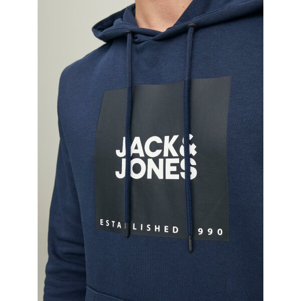 JACK&JONES_AutumnWinter_3959670_12213245 (5) Ανδρική  Φούτερ Κουκούλα  JACK & JONES 12213245 Μπλέ - Image 6