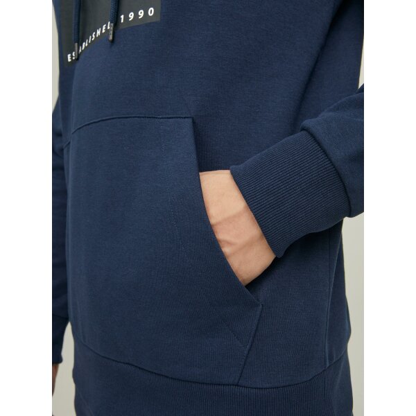 JACK&JONES_AutumnWinter_3959670_12213245 (6) Ανδρική  Φούτερ Κουκούλα  JACK & JONES 12213245 Μπλέ - Image 7