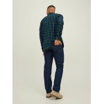Ανδρικό Πουκάμισο Καρό JACK & JONES 12215489 Μπλέ - Image 3