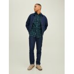 Ανδρικό Πουκάμισο Καρό JACK & JONES 12215489 Μπλέ - Image 4