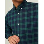 Ανδρικό Πουκάμισο Καρό JACK & JONES 12215489 Μπλέ - Image 6