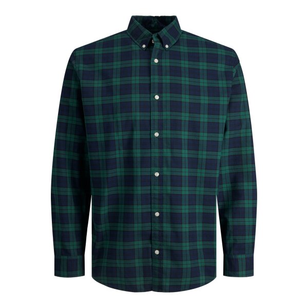 Ανδρικό Πουκάμισο Καρό  JACK & JONES 12215489 Μπλέ - Image 1