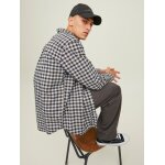 Ανδρικό Πουκάμισο Καρό JACK & JONES 12215489 Λευκό - Image 2