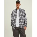 Ανδρικό Πουκάμισο Καρό JACK & JONES 12215489 Λευκό - Image 3