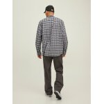 Ανδρικό Πουκάμισο Καρό JACK & JONES 12215489 Λευκό - Image 5
