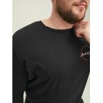 Ανδρική Μπλούζα Μακρυμάνικη JACK & JONES PLUS SIZE 12219008 Μαύρο - Image 7