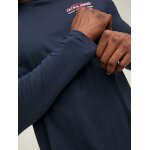 Ανδρική Μπλούζα Μακρυμάνικη JACK & JONES PLUS SIZE 12219008 Μπλέ - Image 5