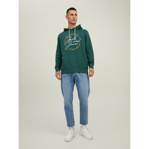 JACK&JONES_AutumnWinter_4026285_12219670 (1) Ανδρική  Φούτερ Κουκούλα  JACK & JONES 12219670 Πράσινο - Image 2