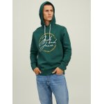 Ανδρική Φούτερ Κουκούλα JACK & JONES 12219670 Πράσινο - Image 3