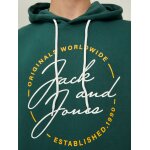 Ανδρική Φούτερ Κουκούλα JACK & JONES 12219670 Πράσινο - Image 4