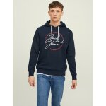 Ανδρική Φούτερ Κουκούλα JACK & JONES 12219670 Μπλέ - Image 3